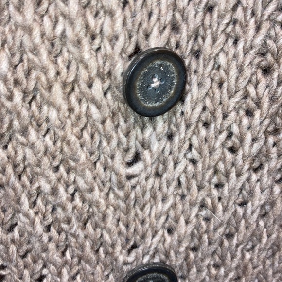 Free People Buttermilk Biscuit Wool Alpaca Cardigan in Brown Size XS - Picture 8 of 11